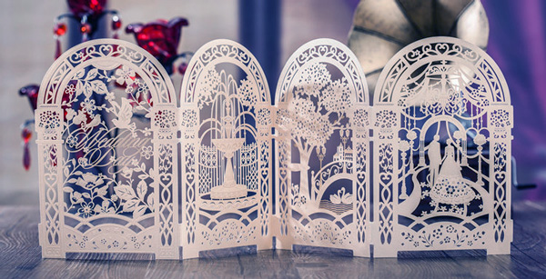 卡片鏤空激光雕刻 卡片激光雕刻技術(shù)讓紙張重現(xiàn)生命(圖1)