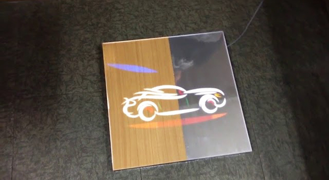 隱藏式木紋顯示屏 隱藏式木紋顯示屏激光打孔技術-實現(xiàn)無痕透氣與美學融合(圖1)